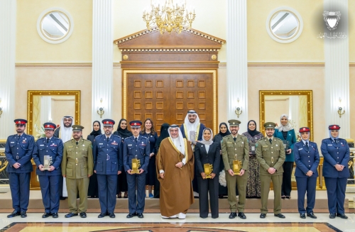 HRH the Crown Prince and Prime Minister meets with Fikra finalists and winners