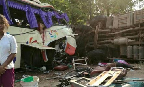 Cambodian passenger bus crash kills eight: police