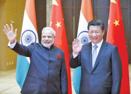 Indian PM meets China’s Xi jinping