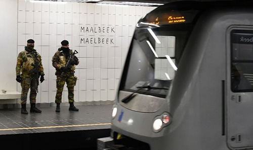 Bombed Brussels metro station reopens one month after attacks