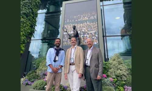 Bahrain tennis officials attend Wimbledon matches