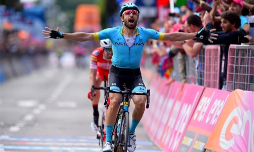 Dario Cataldo wins 15th stage of Giro