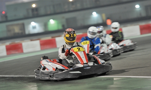 Mattar, Alsaie steer to victory in karting