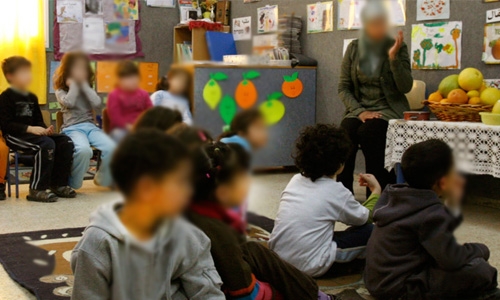 Teacher burns KG students with lighter