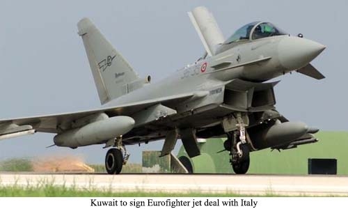 Kuwait to sign Eurofighter jet deal with Italy