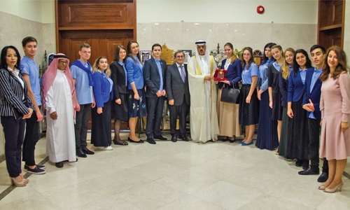 Russian and Bahraini students break down language barriers