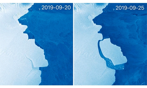 315 billion-tonne iceberg breaks off Antarctica