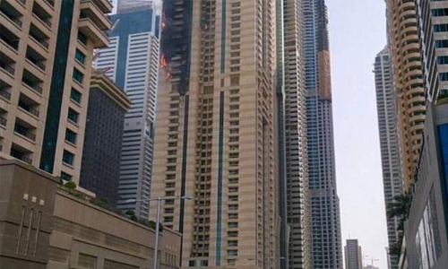 Police begin investigation of Dubai Marina fire