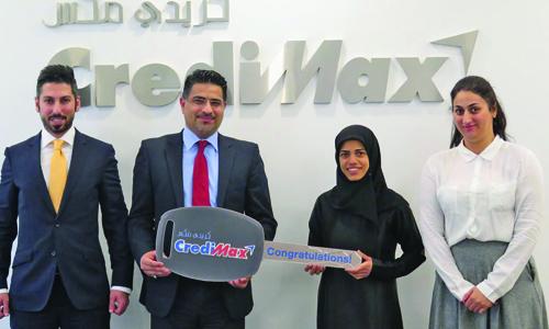 ￼￼￼￼￼CrediMax gifts 'Cool Your Summer' winner Audi Q7