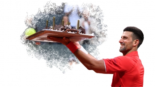 Djokovic celebrates 37th birthday with 1,100th win