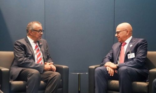 Foreign Minister meets WHO Director-General