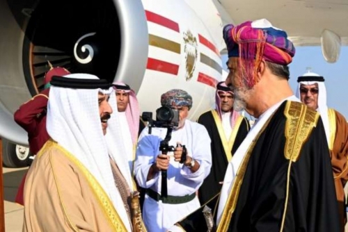 HM King Hamad Arrives in Oman for State Visit