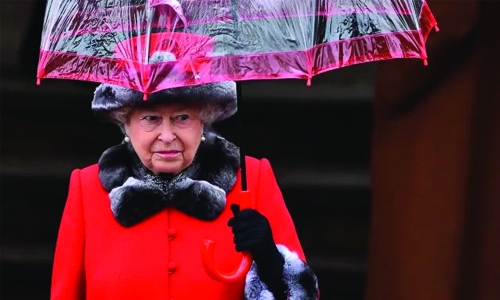 Queen Elizabeth appears in public after heavy cold