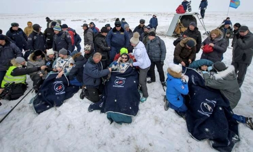 Astronauts land from ISS marred by leak, rocket failure