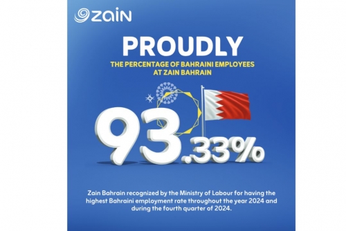 Zain Bahrain the only Telco recognized by Ministry of Labour