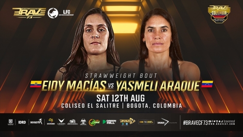 Yasmeli Araque vs Eidy Macías added to BRAVE event in Colombia