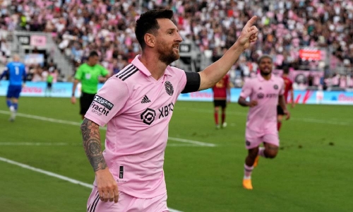 Messi scores twice as Miami crush Atlanta