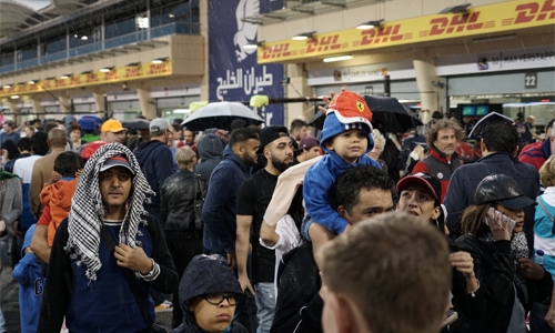 Hundreds of fans enjoy Pit Walk