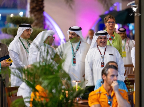 HRH Crown Prince and Prime Minister attends Abu Dhabi F1 qualifying