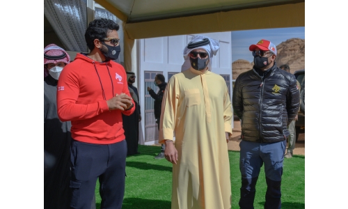 HH Shaikh Nasser witnesses Royal Team’s training ahead of Saudi event