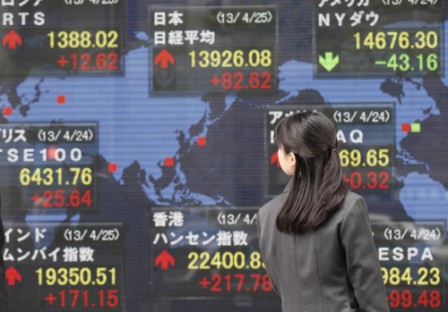 Asia markets mostly up after Wall St records