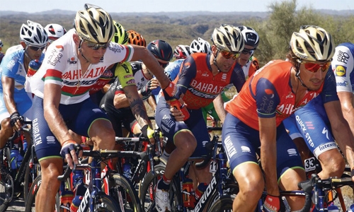 Bahrain Merida in 7th place 