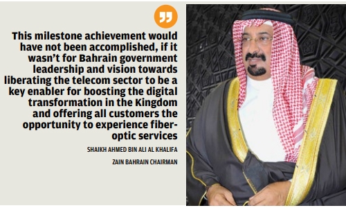 Zain Bahrain announces launch of Fiber-Optic broadband services