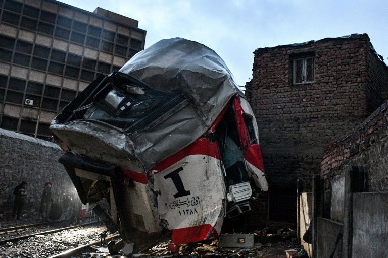 13 injured in Egypt train accident amid heavy rain