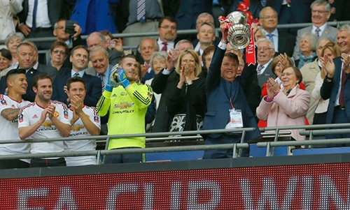 Van Gaal thrilled to add to trophy collection