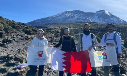 Bahraini athlete Aziz Mattar conquers Mount Kilimanjaro