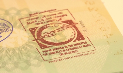 UAE visitors to receive ‘Martian Ink’ passport stamp upon arrival