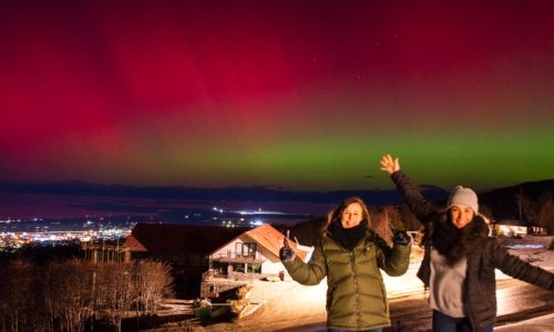 Second night of auroras seen ‘extreme’ solar storm