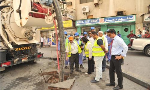 Sewerage in Capital Governorate inspected  