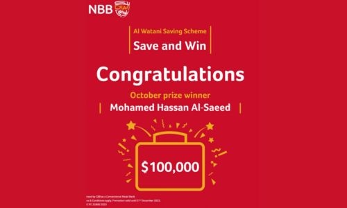 Mohamed Hassan Al-Saeed October winner of NBB’s Al Watani Savings Scheme 