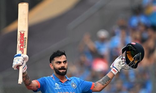 Kohli scores record 50th one-day international hundred