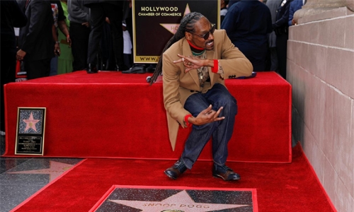 Snoop Dogg thanks himself on getting Hollywood star