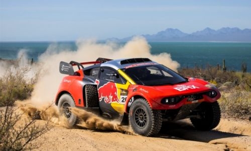 Loeb grabs superb stage victory to give Bahrain Raid Xtreme rally lead in Mexico