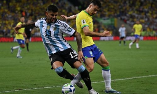 Argentina sink Brazil in ill-tempered clash