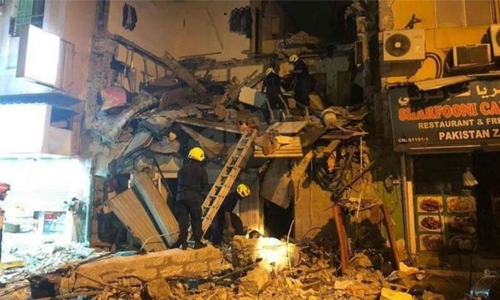 Building collapse death toll hits 5 in Salmaniya 