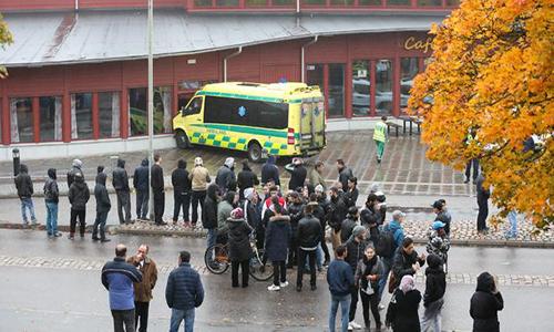 Sweden sword attack at school was 'racist', say police