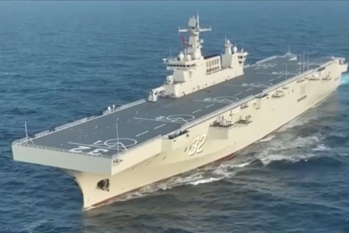 Advanced Chinese warship showcased in Hong Kong