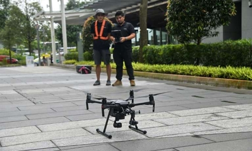 Hi-tech Singapore bets big on drones