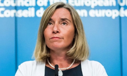 Mogherini urges talks to resolve Gulf crisis