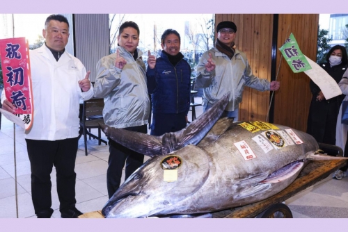 Buyer splashes out $1.3m for Tokyo new year tuna