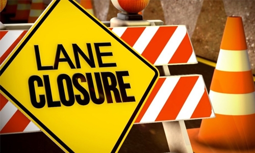Lane closure 