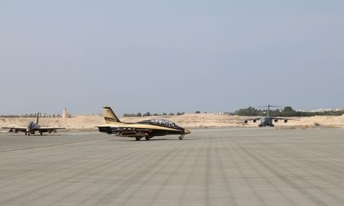Jets start arriving for Bahrain International Airshow 2022