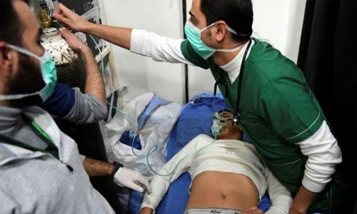 Around 100 Syrians struggle to breathe after ‘toxic’ attack