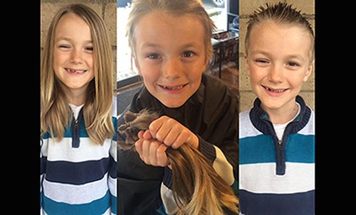 Boy grew hair for cancer patients, now has cancer