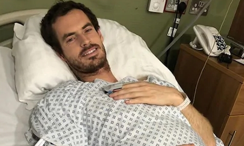 Murray has hip resurfacing surgery