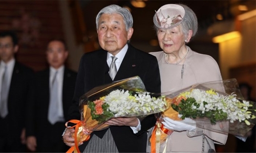 Emperor urges Japan to be ‘open to the outside’